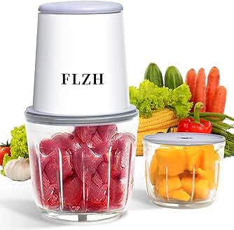 Electric Baby Food and Meat Chopper with Glass Blender