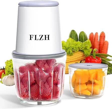 Electric Baby Food and Meat Chopper with Glass Blender
