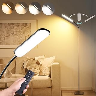 Bright LED Floor Lamp with Remote and Dimming