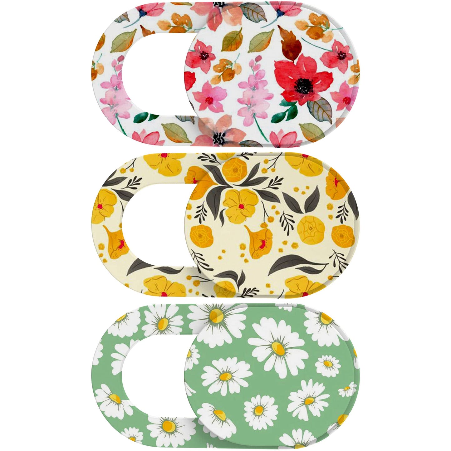 Cute ultra-thin camera cover with flower design