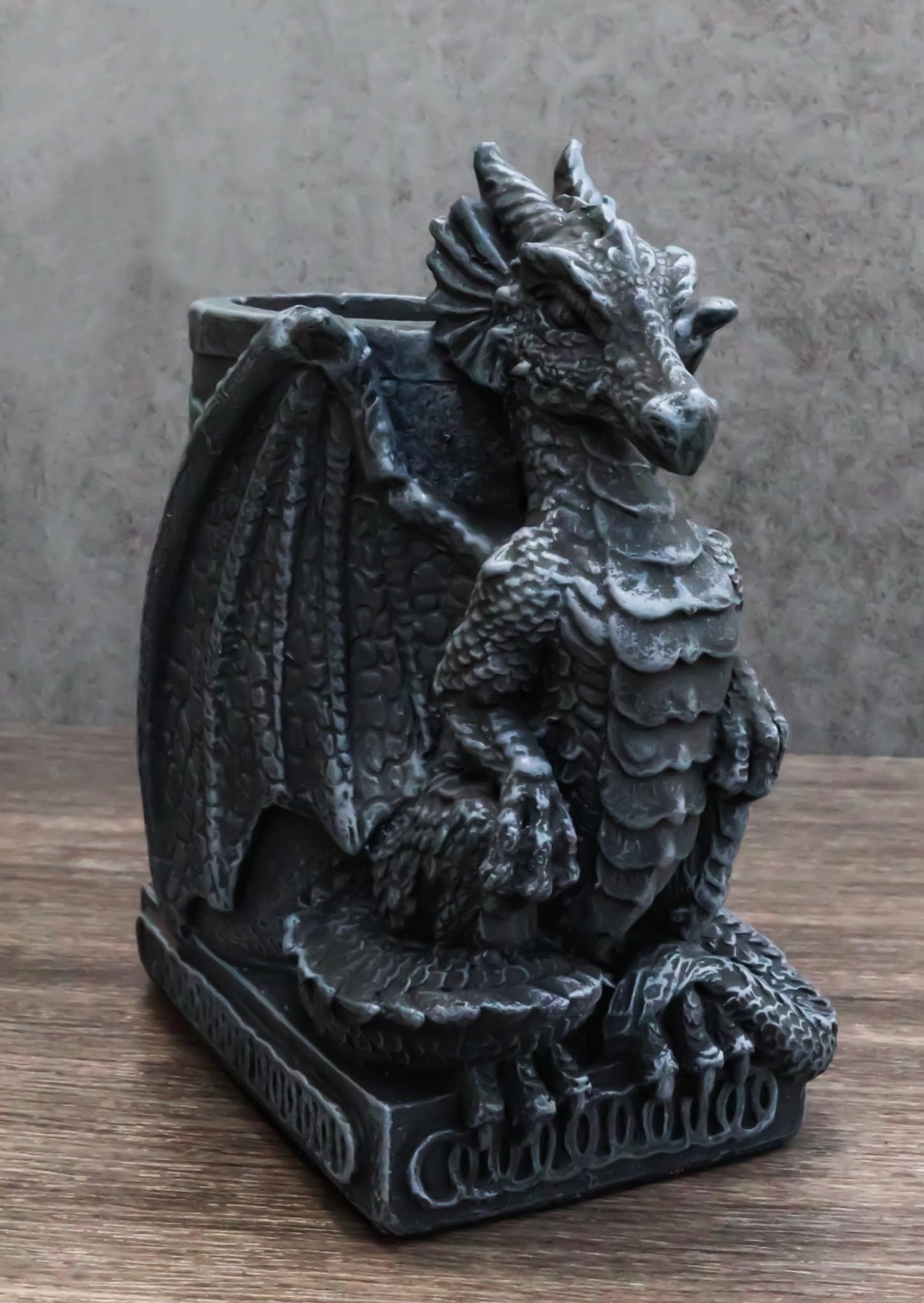 Medieval Fantasy Dragon Pen and Pencil Holder