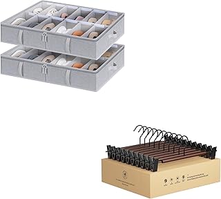 Under Bed Shoe and Pants Storage Organizer