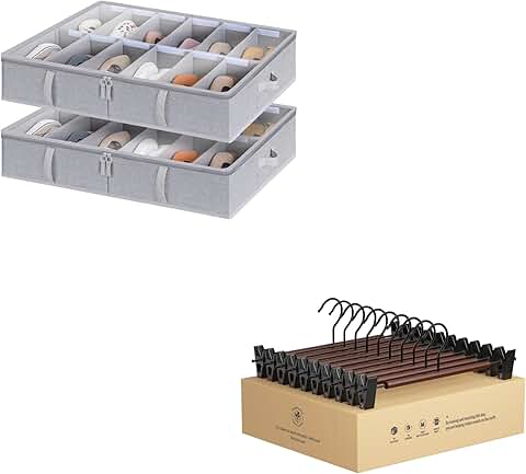 Under Bed Shoe and Pants Storage Organizer