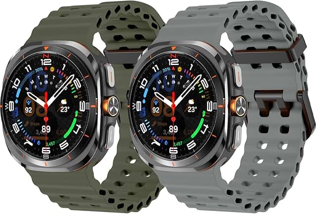 Soft Silicone Sport Band for Galaxy Watch Ultra 47mm