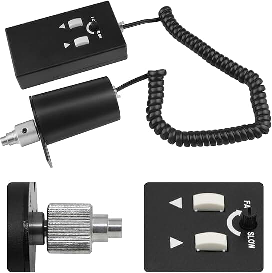 Electronic Telescope Focuser with Pushbutton Control