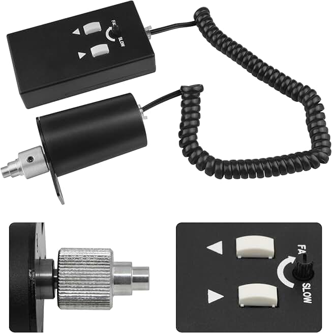 Electronic Telescope Focuser with Pushbutton Control