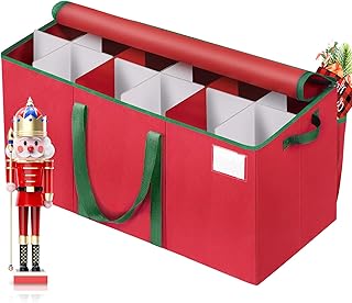 Large Nutcracker and Figurine Storage Box for 12 Ornaments