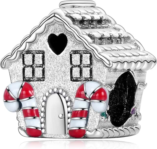 Christmas Silver Charms for Bracelets and Necklaces