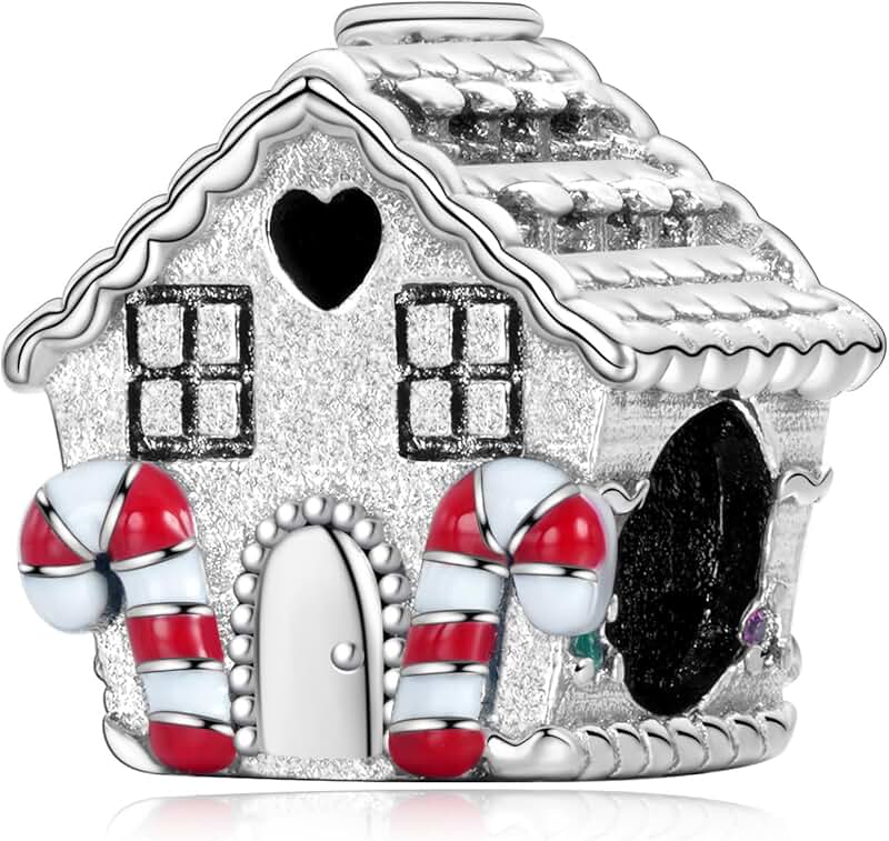 Christmas Silver Charms for Bracelets and Necklaces
