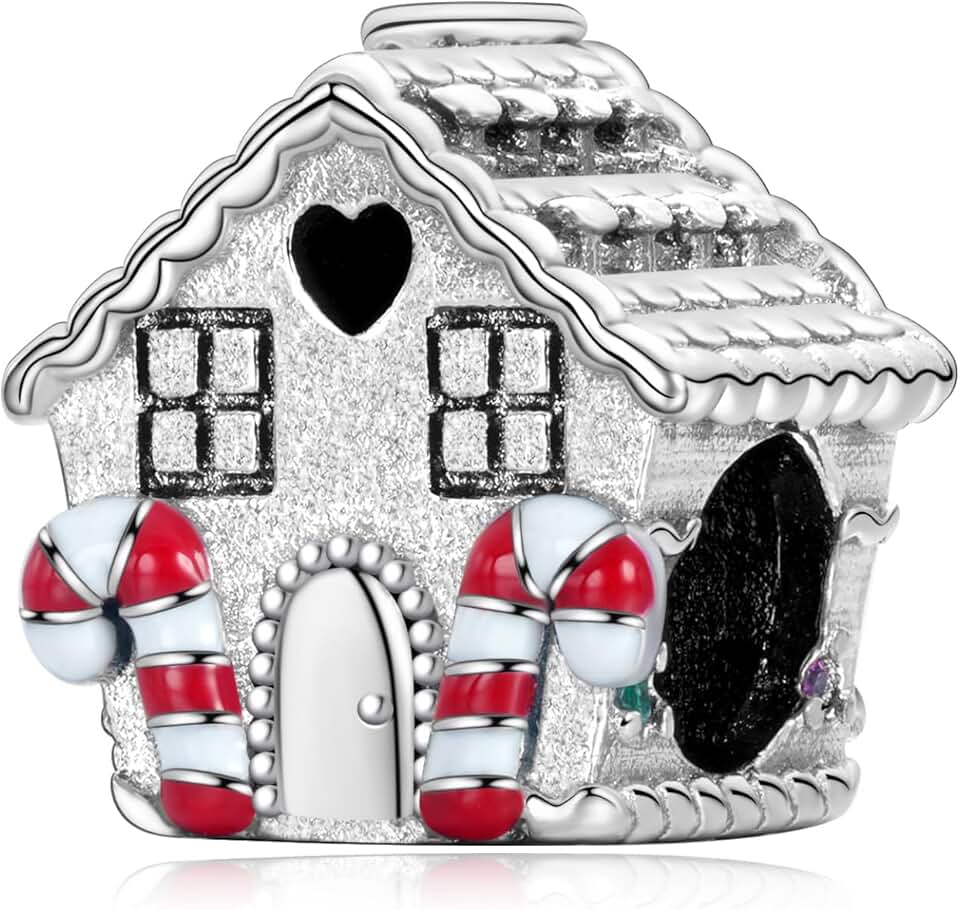 Christmas Silver Charms for Bracelets and Necklaces