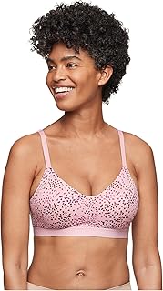 Women's Soft Wireless Lift Convertible Comfort Bra in Lilac Petals