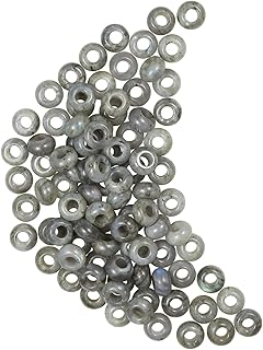 Big Hole Stone Beads for Jewelry Making, Pack of 15