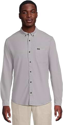Men's Long Sleeve Stretch Woven Shirt
