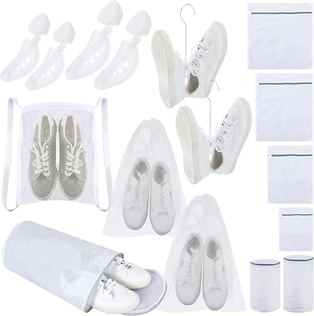 13-Piece Shoe Washing and Drying Bag Set