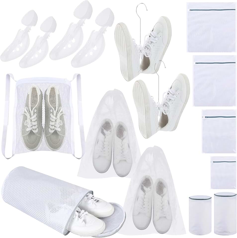 13-Piece Shoe Washing and Drying Bag Set