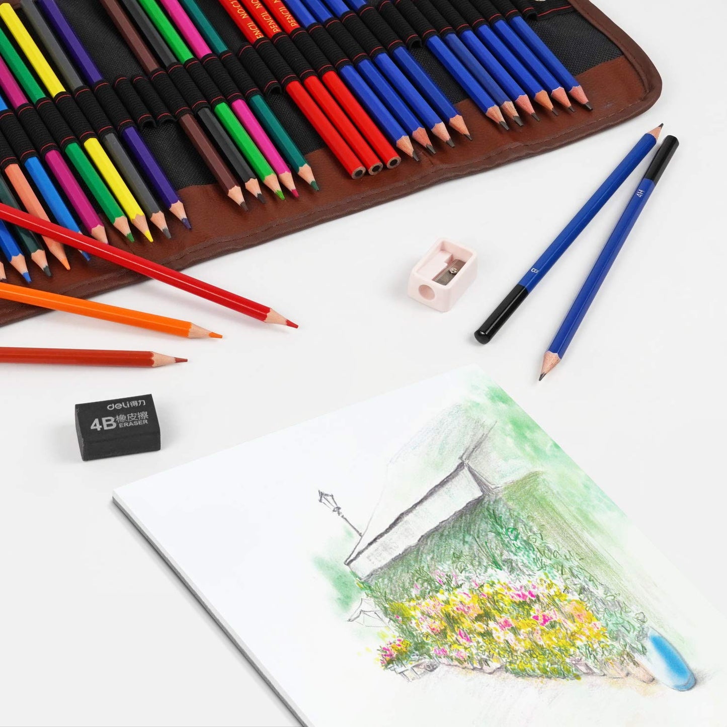 48-Piece Drawing Pencil Sketching Art Supplies Set