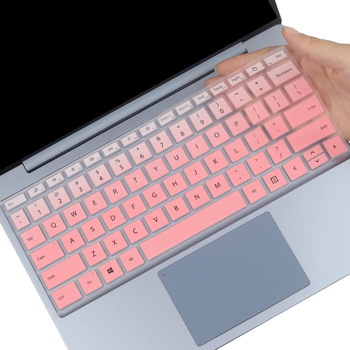 Pink Keyboard Cover for 12.4-inch Laptop