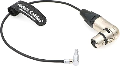 5 Pin Right Angle Male to XLR 3 Pin Female Audio Cable