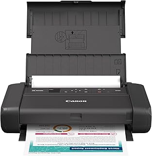 Wireless Portable Printer with 50-Sheet Tray and Display
