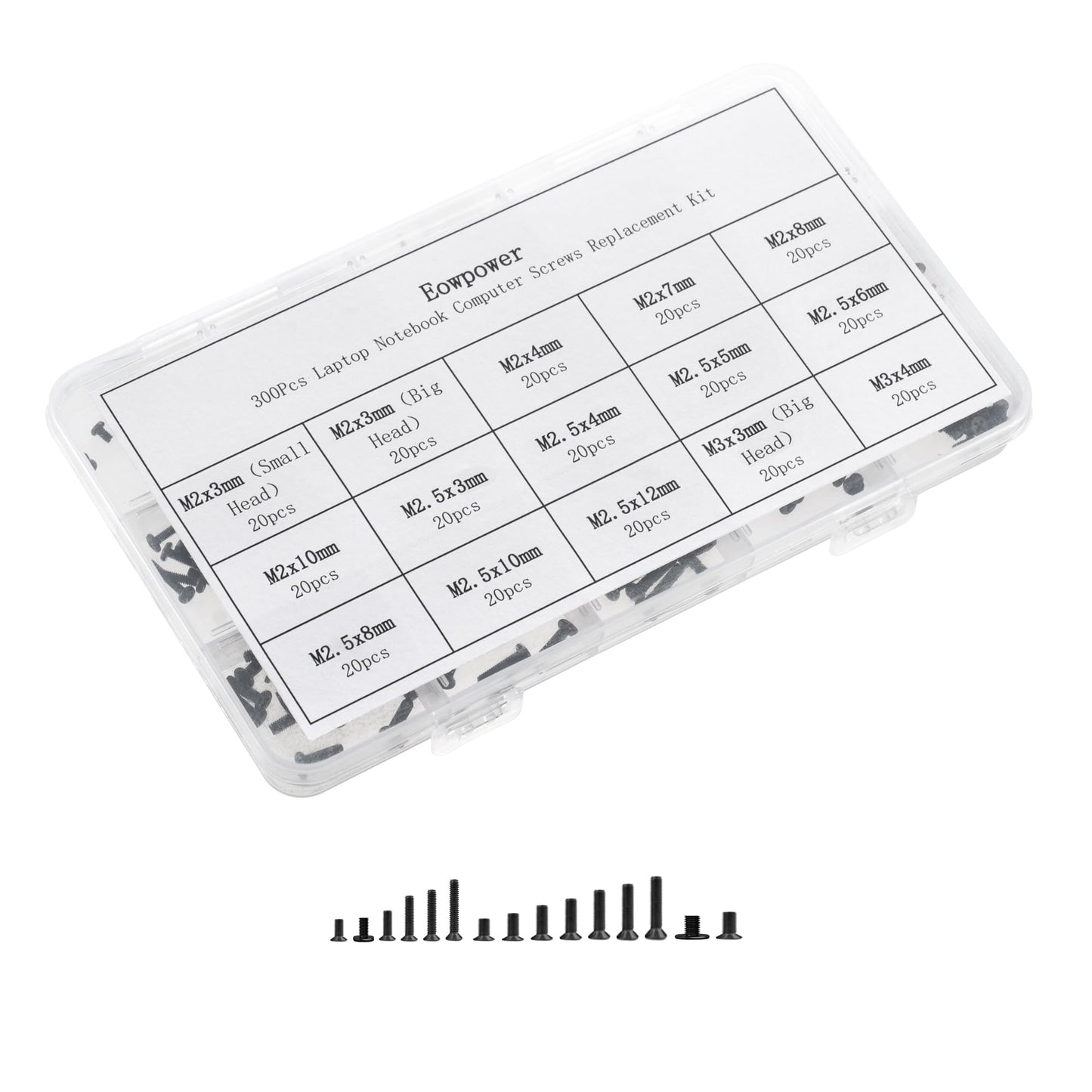 300-Piece Laptop Screw Replacement Kit