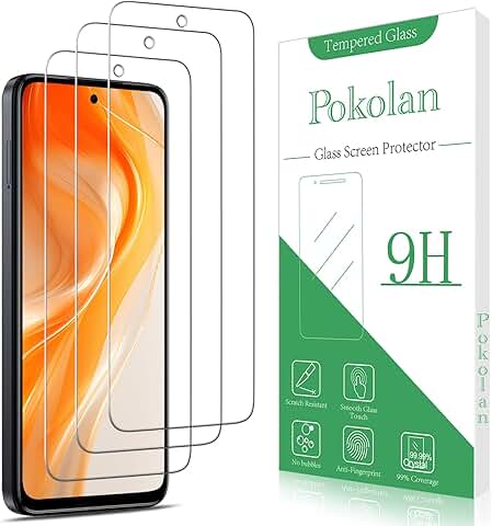 Three tempered glass screen protectors for Moto G Power 5G