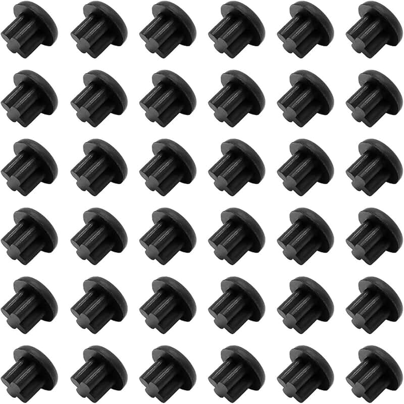 30 Pack 3.5mm Rubber Dust Plugs for Devices