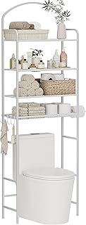 4-Tier Over Toilet Bathroom Storage Rack