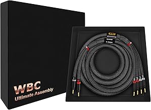 Premium 3-Foot 9 AWG OFC Bi-Wire Speaker Cable
