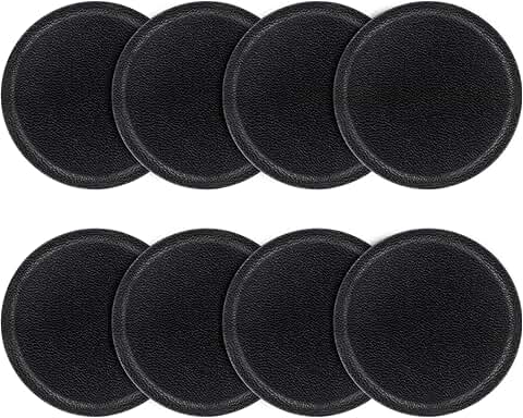 8 Pack Metal Mounting Plates with Adhesive