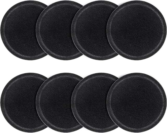 8 Pack Metal Mounting Plates with Adhesive