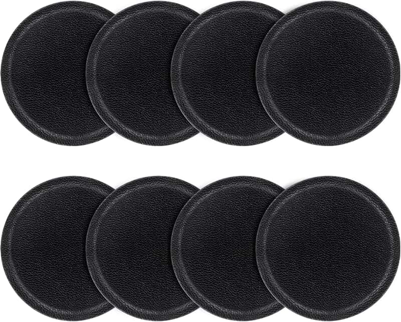 8 Pack Metal Mounting Plates with Adhesive