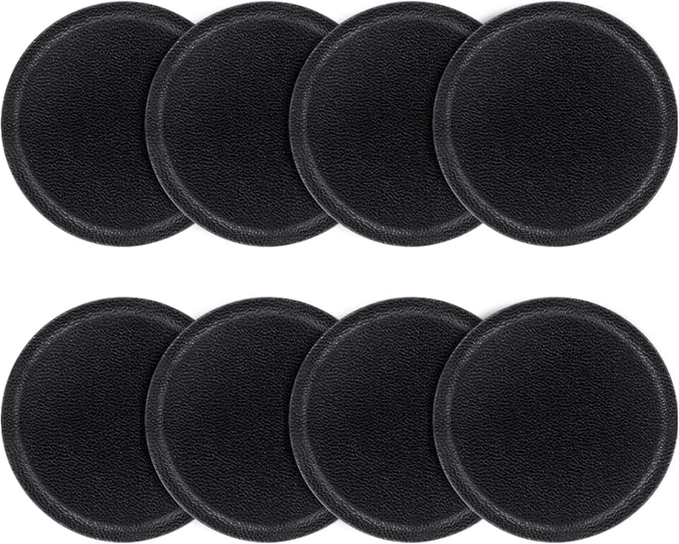 8 Pack Metal Mounting Plates with Adhesive