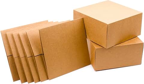 Set of five 8-inch gift boxes for special occasions
