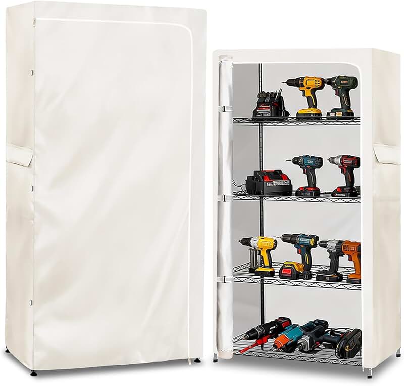 Heavy Duty Waterproof Wire Shelf Cover, 36x18x72