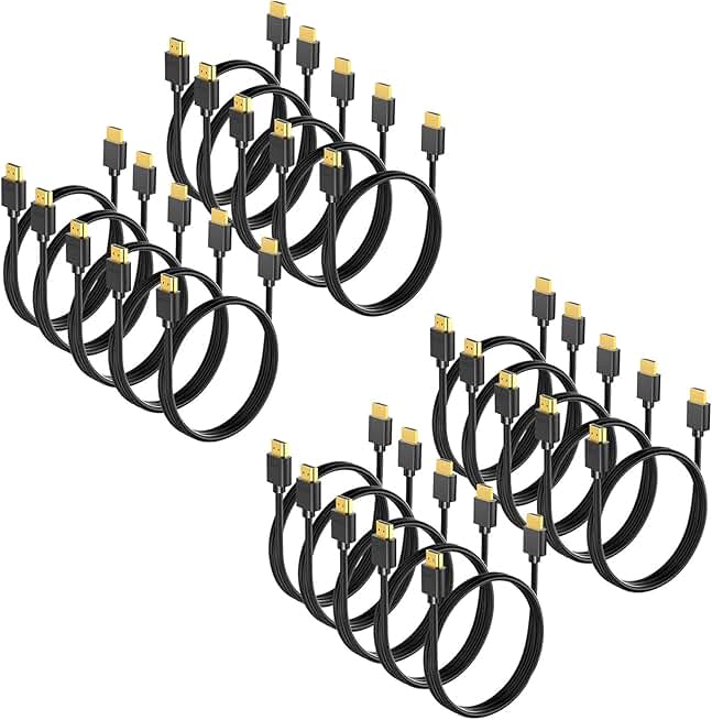 3FT HDMI Cable 20-Pack for 4K, HDR, ARC, and Gaming