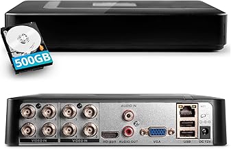 H.265+ Security DVR with 500G, 8 channels, AI detection