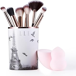 Professional Eye and Face Brush Set, 10 Pieces
