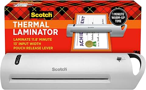 Thermal Laminator, 13-Inch Wide, for Office and Home