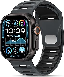 Silicone Sport Band for Smartwatch, Waterproof, 26mm