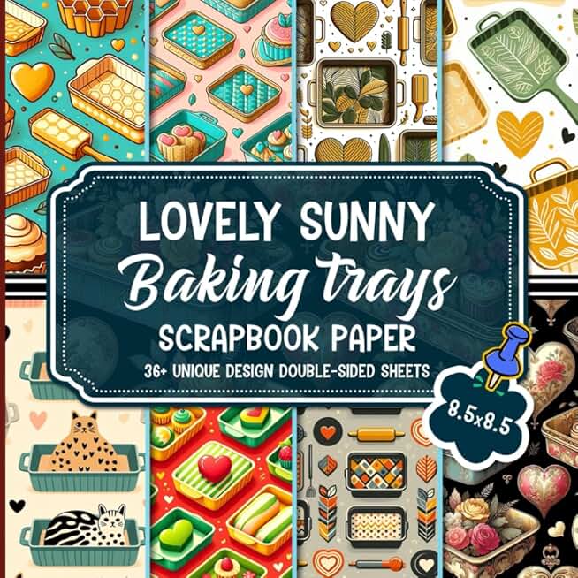 Sunny Baking Trays Scrapbook Paper for Crafts