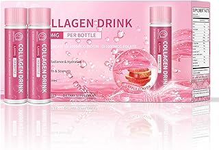 Marine Collagen Drink for Skin Hair and Nails, Apple Flavor