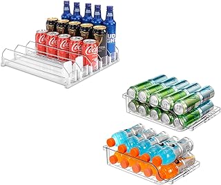 Adjustable Soda Can Organizer for Refrigerator and Pantry