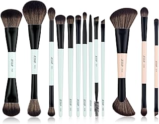 Double-Sided Makeup Brush Set with Travel Brushes