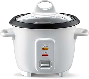 Mini Electric Rice Cooker with Steamer and Keep Warm