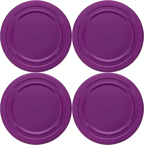 4-Pack Thistle Purple Food Storage Lids