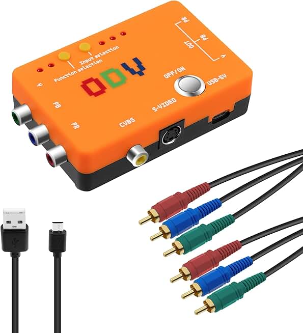 Component/AV/CVBS/S-Video to Component Converter for Retro Gaming