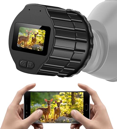64GB WiFi Telescope Camera with 1.5" Screen and 1080P Video