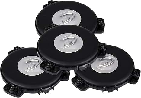 Four Mini Puck Tactile Transducers