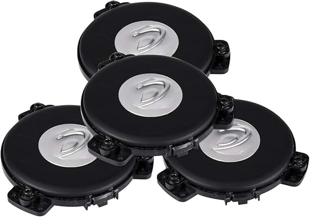 Four Mini Puck Tactile Transducers
