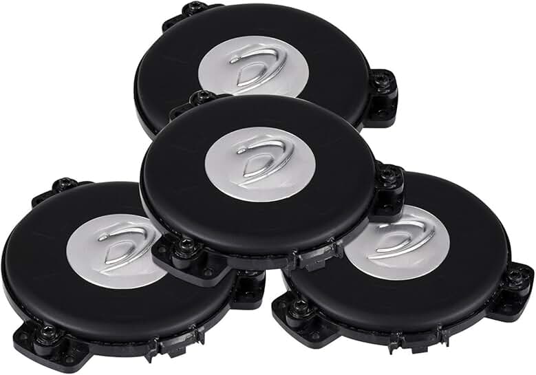 Four Mini Puck Tactile Transducers
